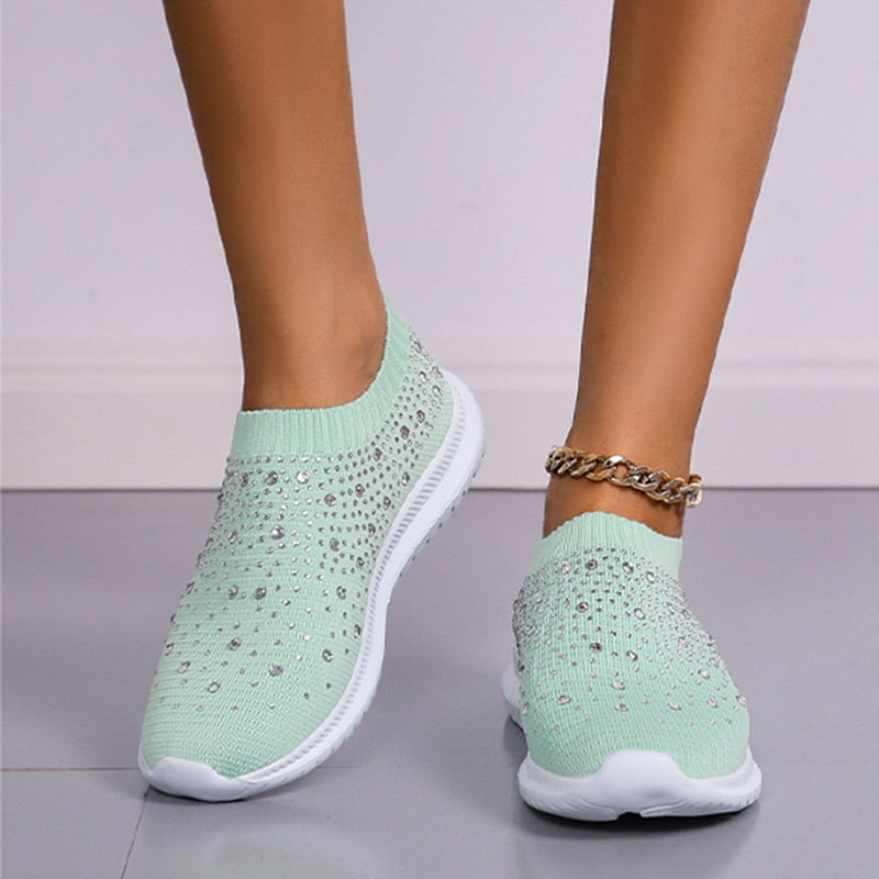 Comfortable Soft Bottom Breathable Mesh Flat Sneakers