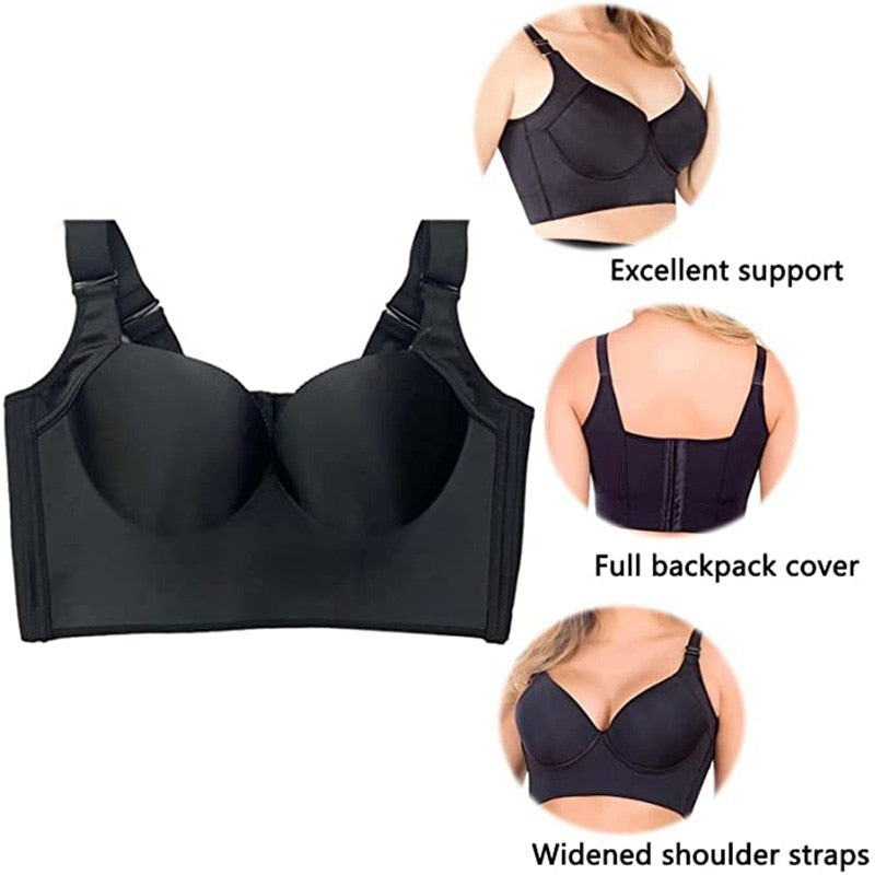 Full Coverage Push Up Bra with Shapewear Incorporated