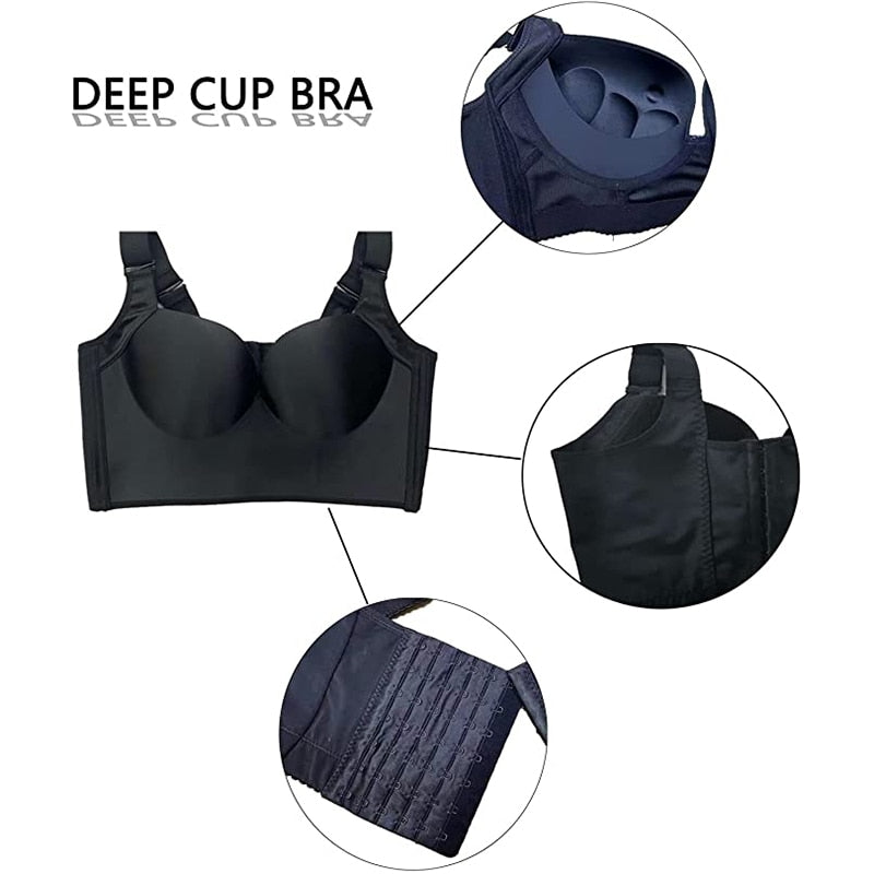 Full Coverage Push Up Bra with Shapewear Incorporated
