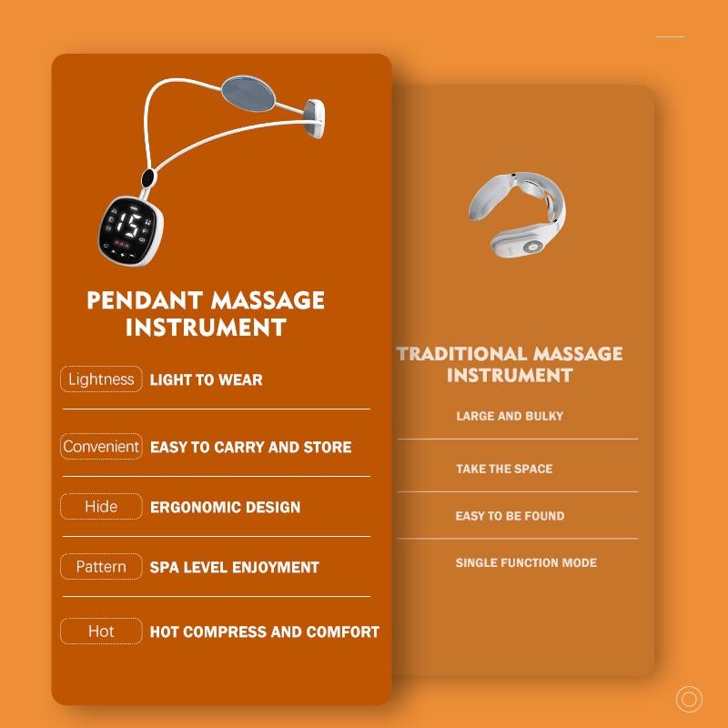 EMS Portable Lymphatic Relief Neck Massager