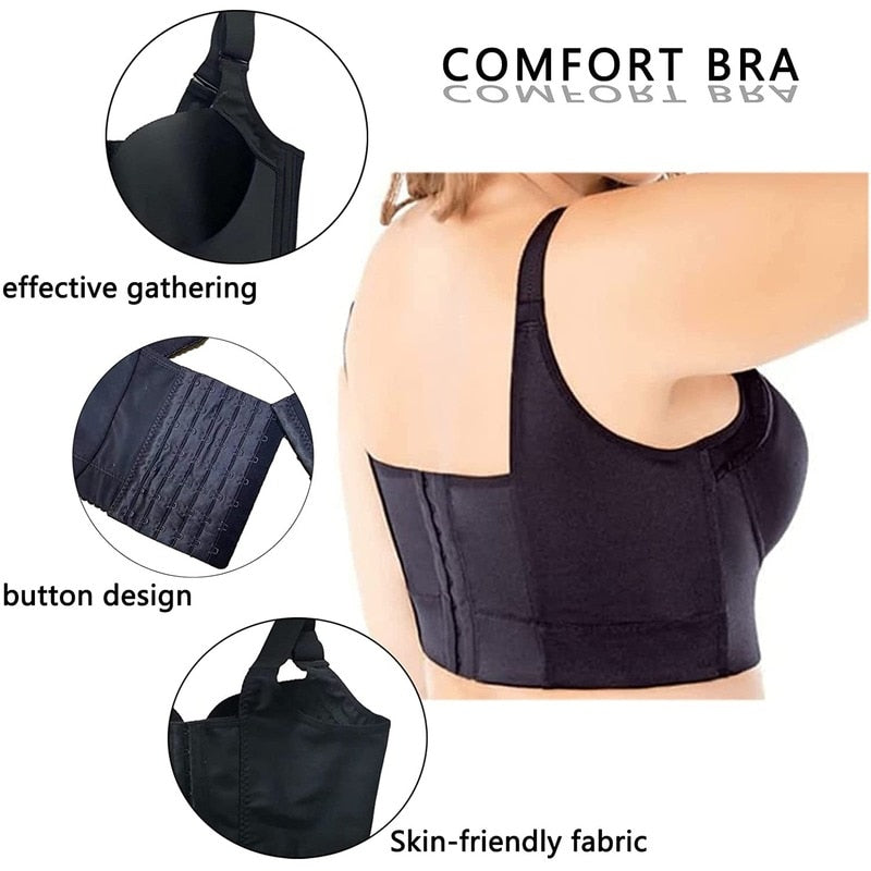 Full Coverage Push Up Bra with Shapewear Incorporated