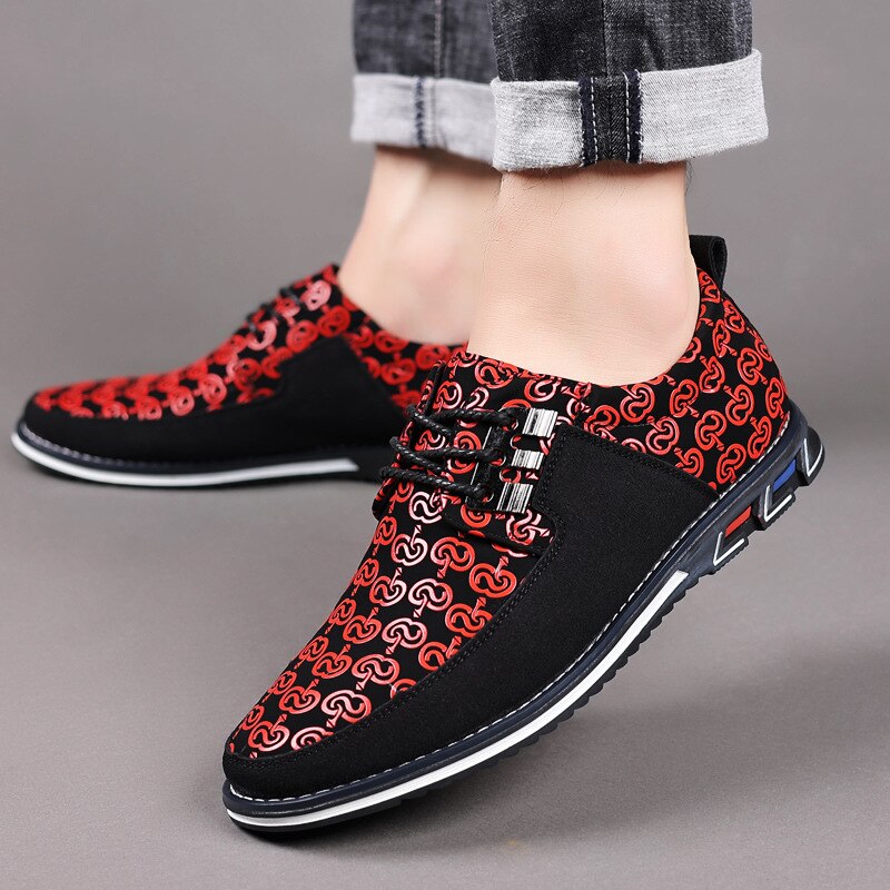 Mens Leather Casual Loafer Shoes