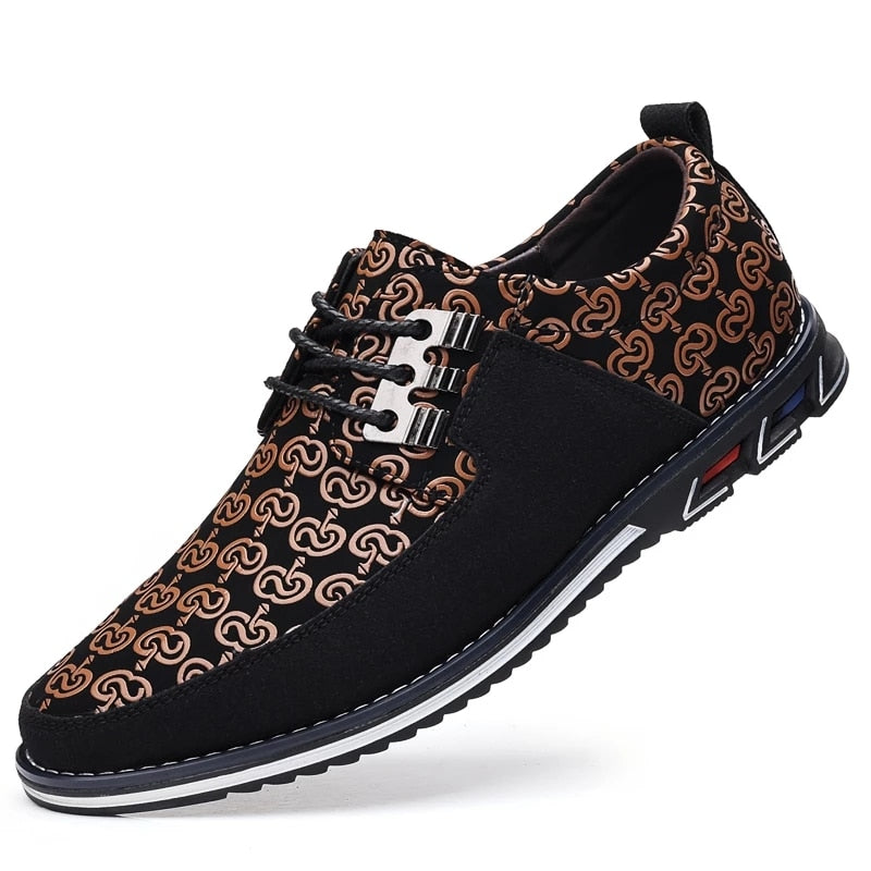 Mens Leather Casual Loafer Shoes