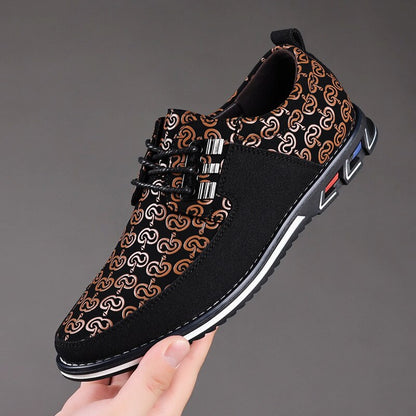 Mens Leather Casual Loafer Shoes