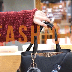 Denise Leather Embroidered Messenger Tote Bag