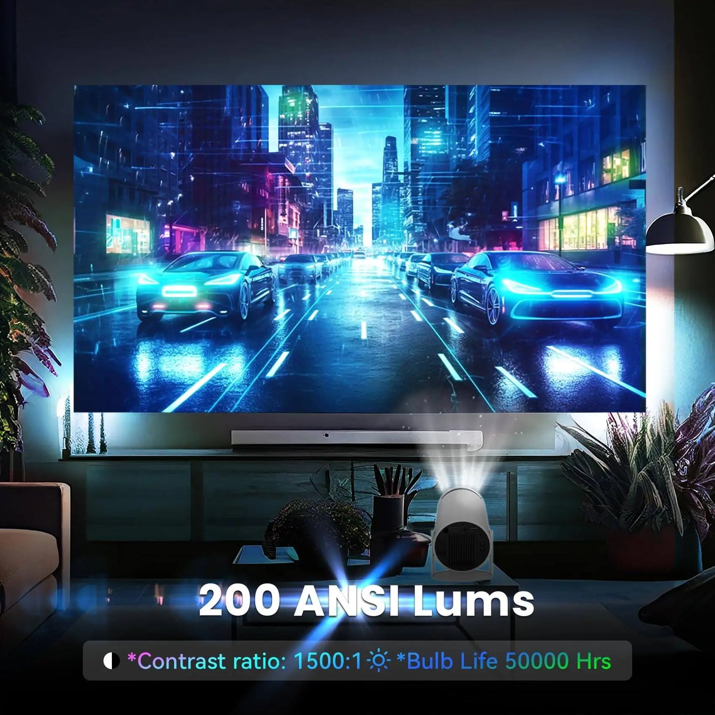 4K HD Portable Video Projector
