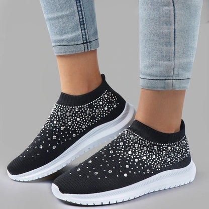 Comfortable Soft Bottom Breathable Mesh Flat Sneakers