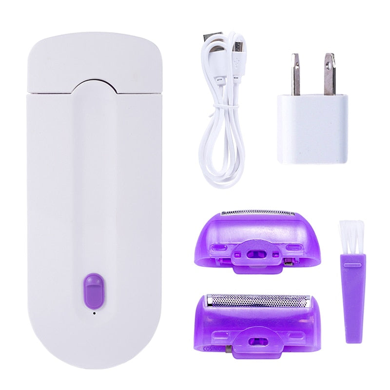 Rechargeable electric epilator