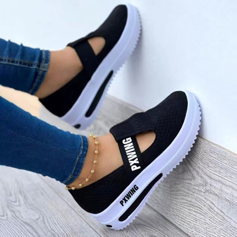 Summer Elastic Band Round Toe