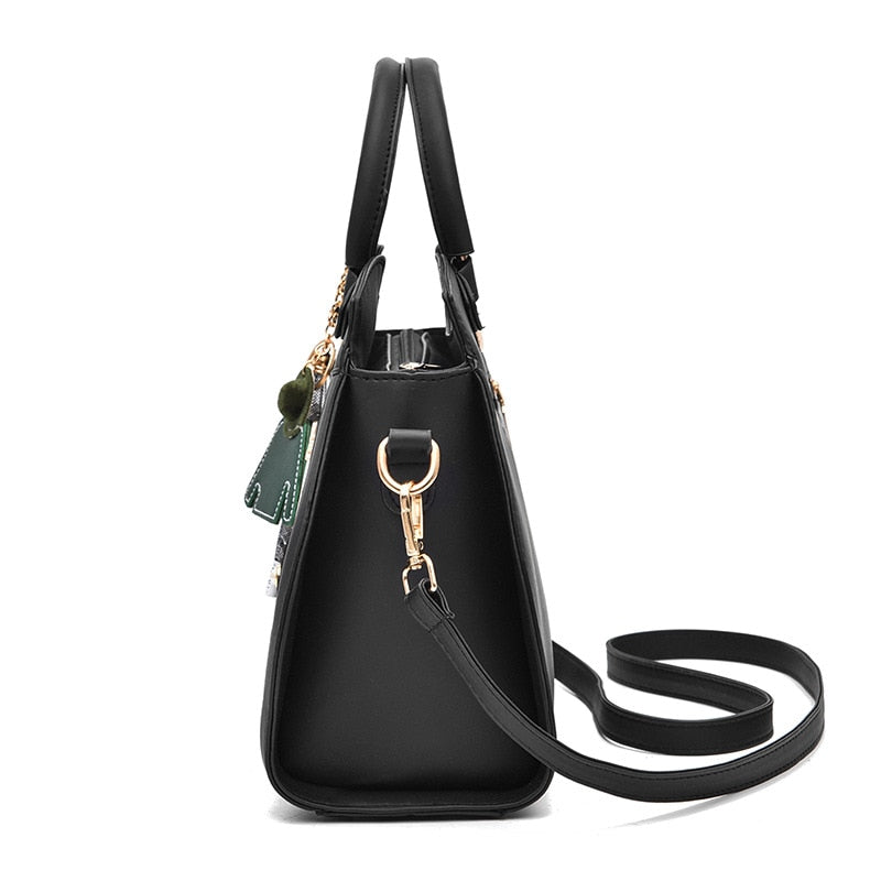 Composite Hollow Out Ombre Floral Print Shoulder Handbag