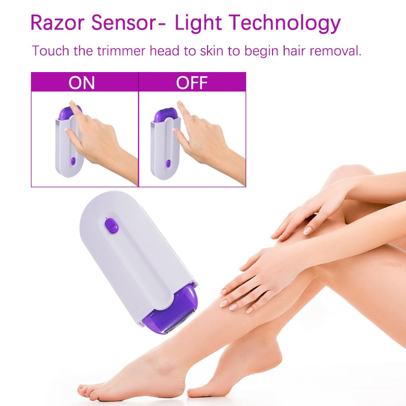 Rechargeable electric epilator