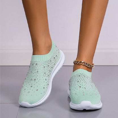 Comfortable Soft Bottom Breathable Mesh Flat Sneakers