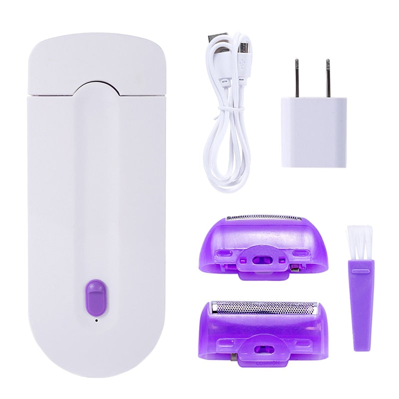Rechargeable electric epilator