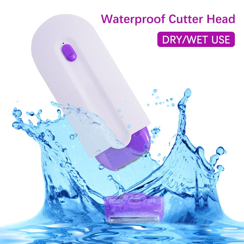 Rechargeable electric epilator