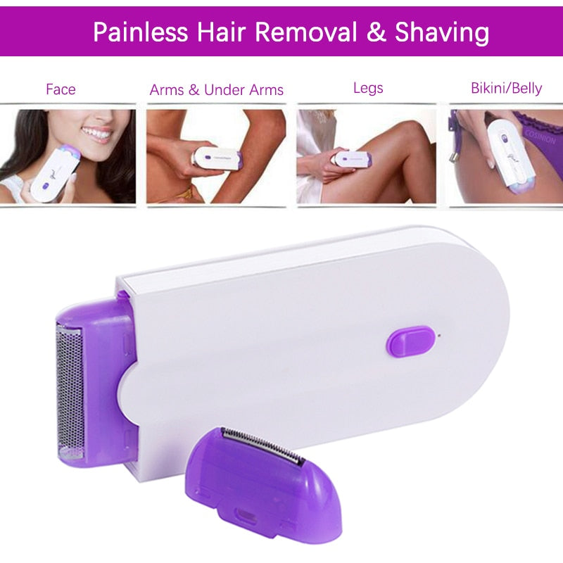 Rechargeable electric epilator