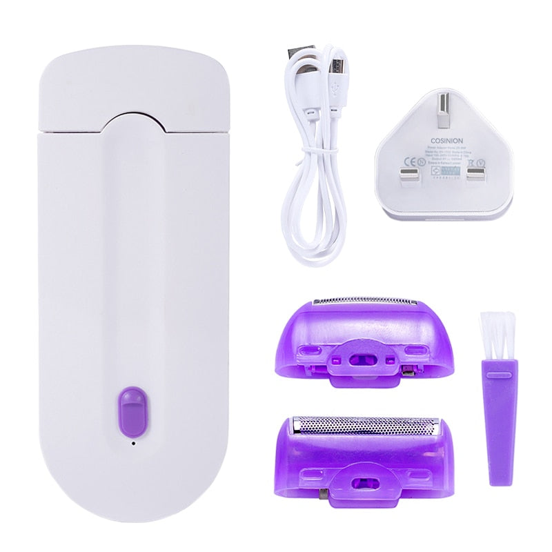 Rechargeable electric epilator