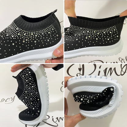 Comfortable Soft Bottom Breathable Mesh Flat Sneakers