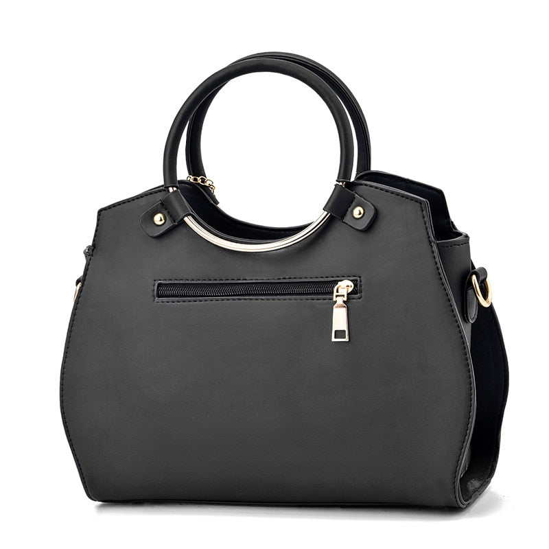 Composite Hollow Out Ombre Floral Print Shoulder Handbag