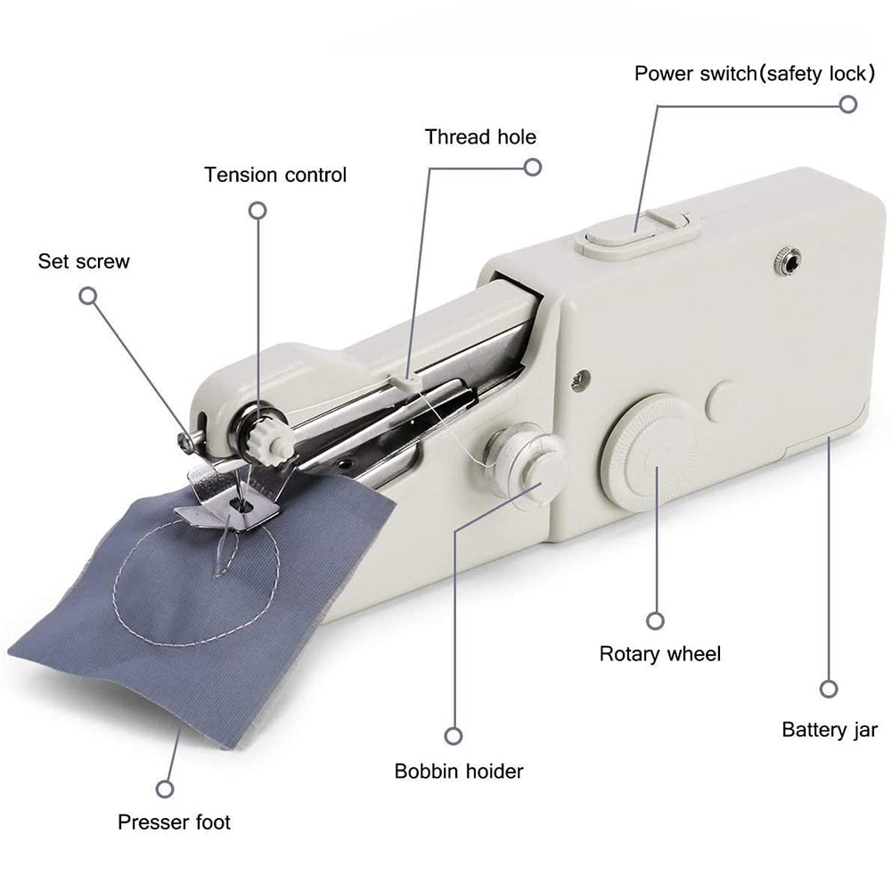 Handheld Mini Electric Sewing Machine