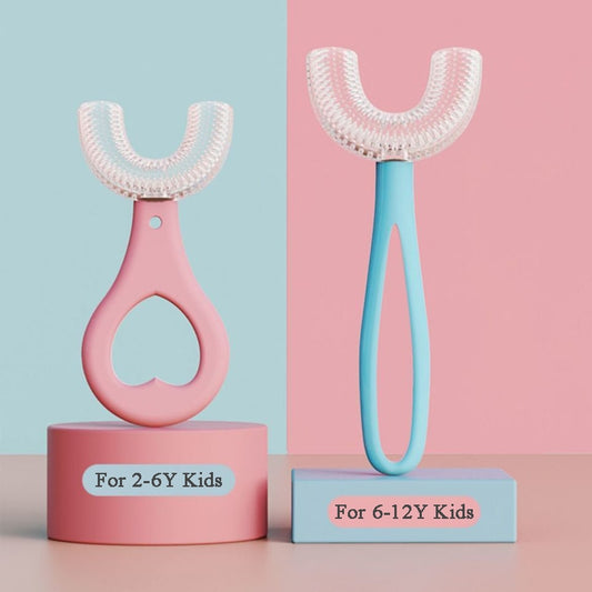 U-SHAPED TOOTHBRUSH FOR CHILDREN (2 TO 12 YEARS)