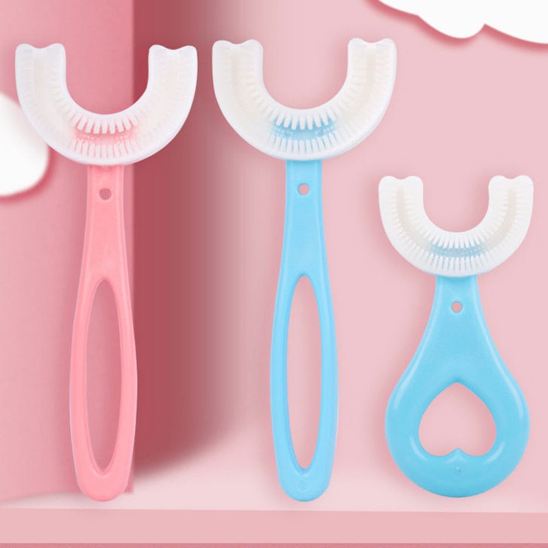 U-SHAPED TOOTHBRUSH FOR CHILDREN (2 TO 12 YEARS)