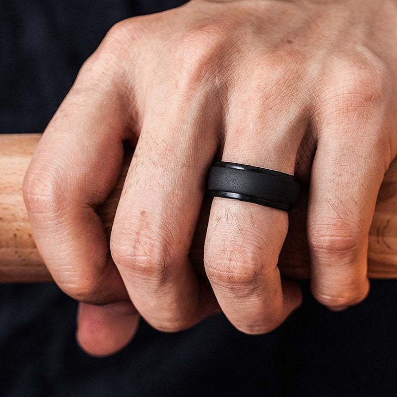 New Men & Women Silicone wedding Ring