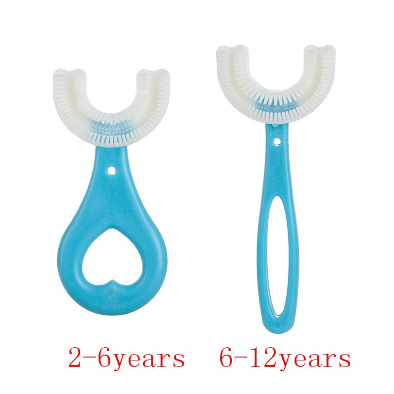 U-SHAPED TOOTHBRUSH FOR CHILDREN (2 TO 12 YEARS)