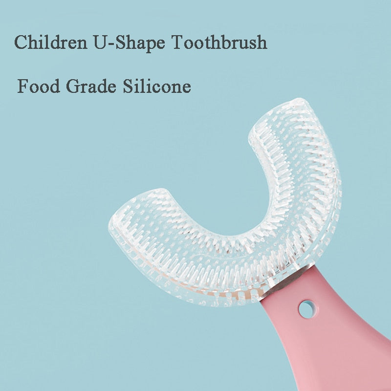 U-SHAPED TOOTHBRUSH FOR CHILDREN (2 TO 12 YEARS)