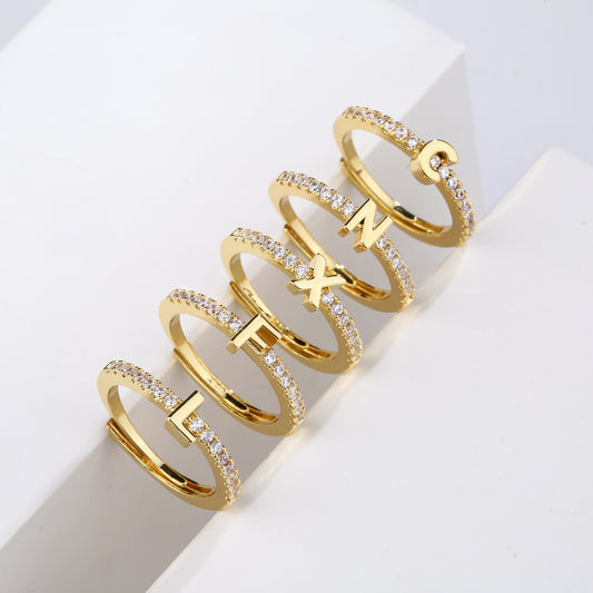 HECHENG ring, letter initials