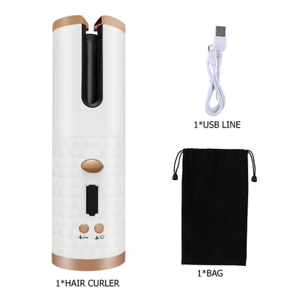 CORDLESS AUTOMATIC HAIR CURLER