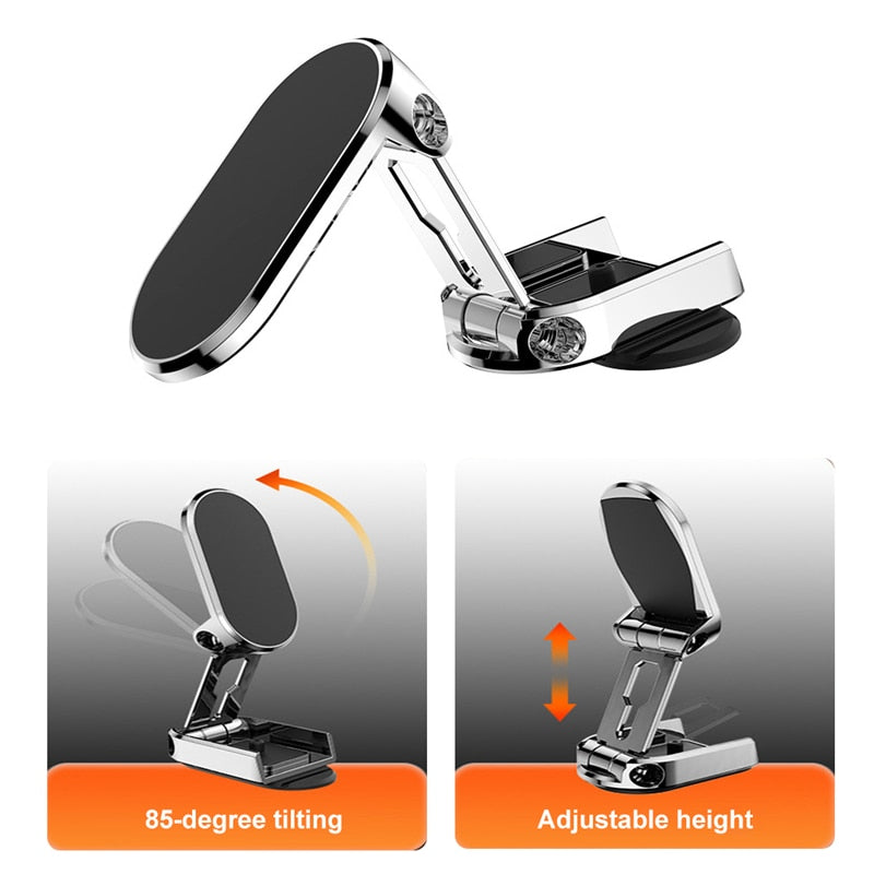 METAL FOLDING CAR PHONE HOLDER