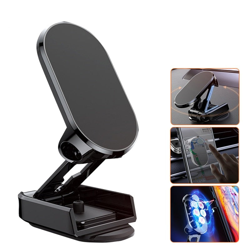 METAL FOLDING CAR PHONE HOLDER