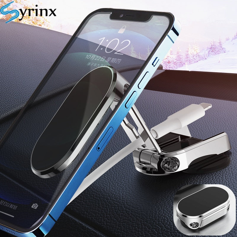 METAL FOLDING CAR PHONE HOLDER