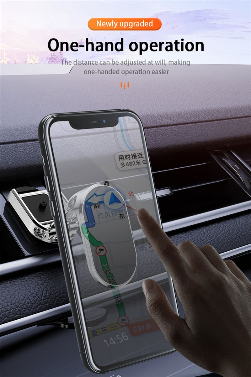 METAL FOLDING CAR PHONE HOLDER