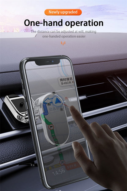 METAL FOLDING CAR PHONE HOLDER