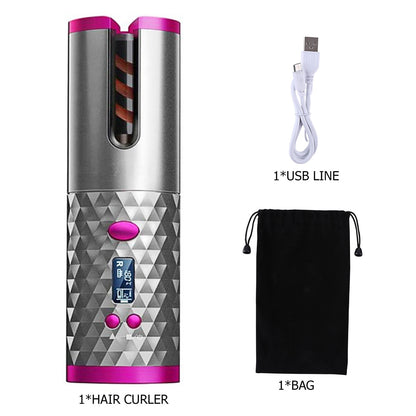 CORDLESS AUTOMATIC HAIR CURLER