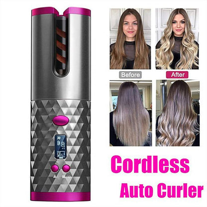 CORDLESS AUTOMATIC HAIR CURLER