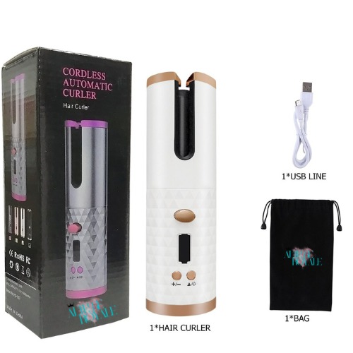 CORDLESS AUTOMATIC HAIR CURLER