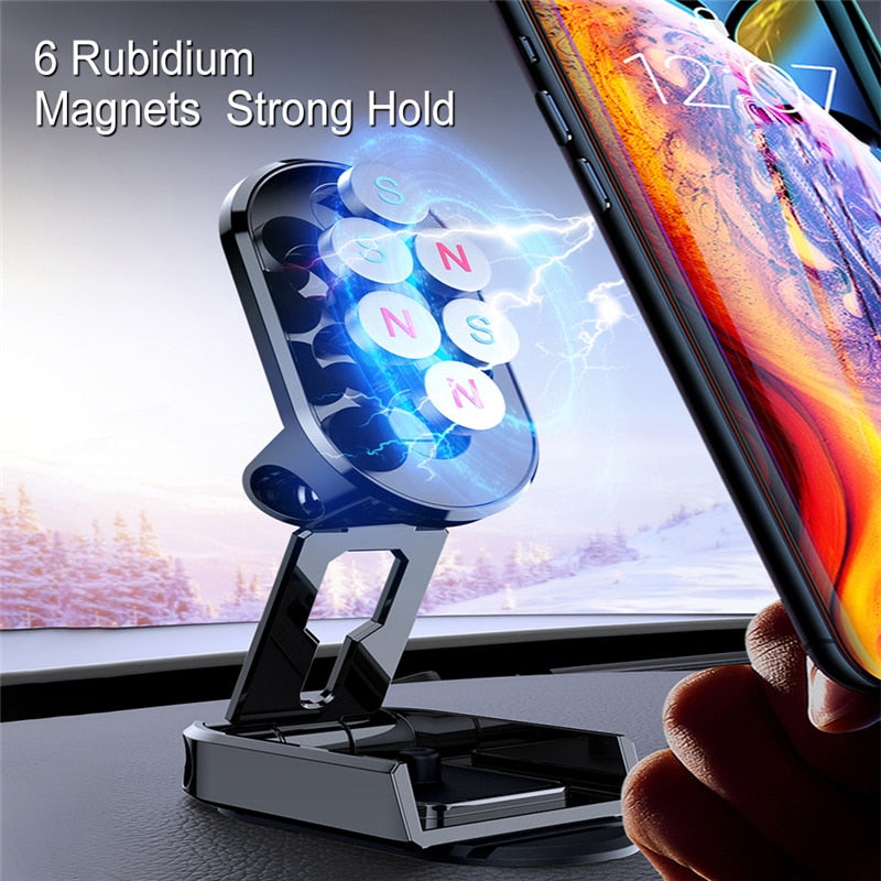 METAL FOLDING CAR PHONE HOLDER