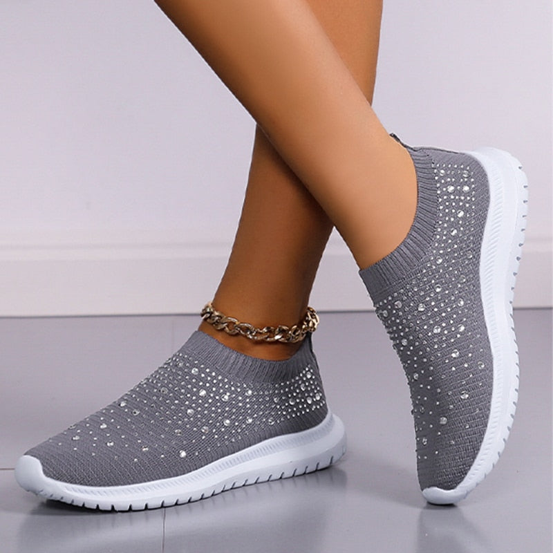 Comfortable Soft Bottom Breathable Mesh Flat Sneakers