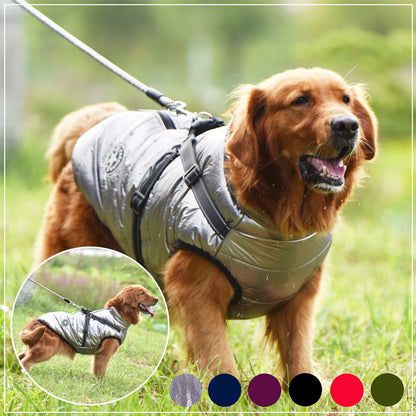 WARM HARNESS DOG COAT