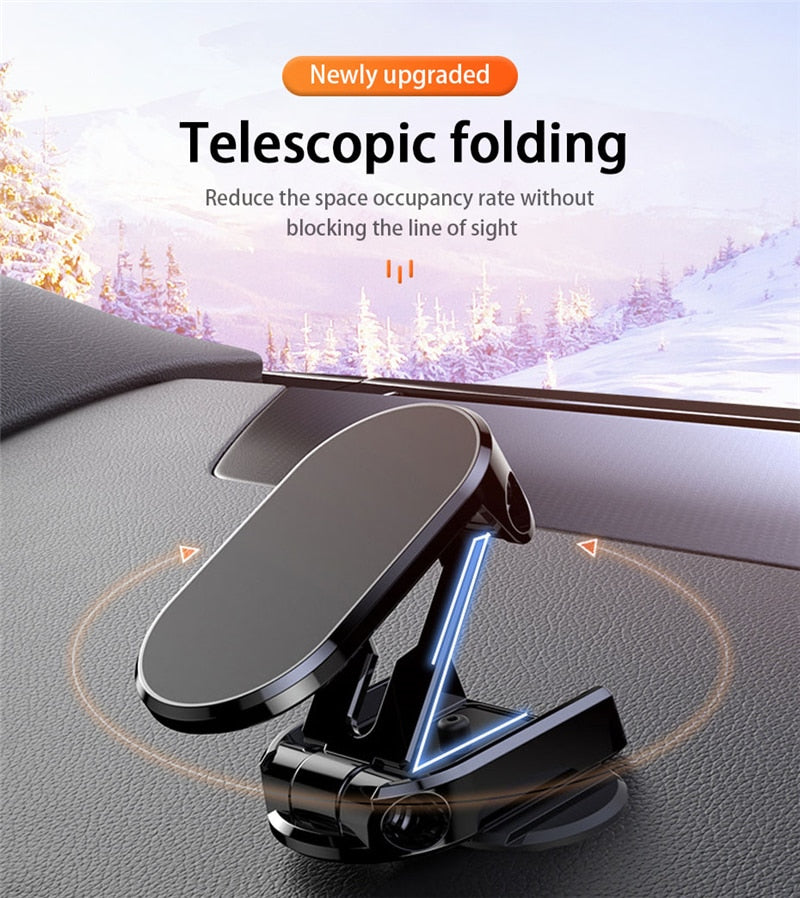 METAL FOLDING CAR PHONE HOLDER
